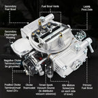 4 Barrel Carburetor for Holley 4160 (600 CFM, 0-80457S)