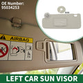 Left Sun Visor for Chevrolet Cruze (2011–2016) with Mirror No.95034253