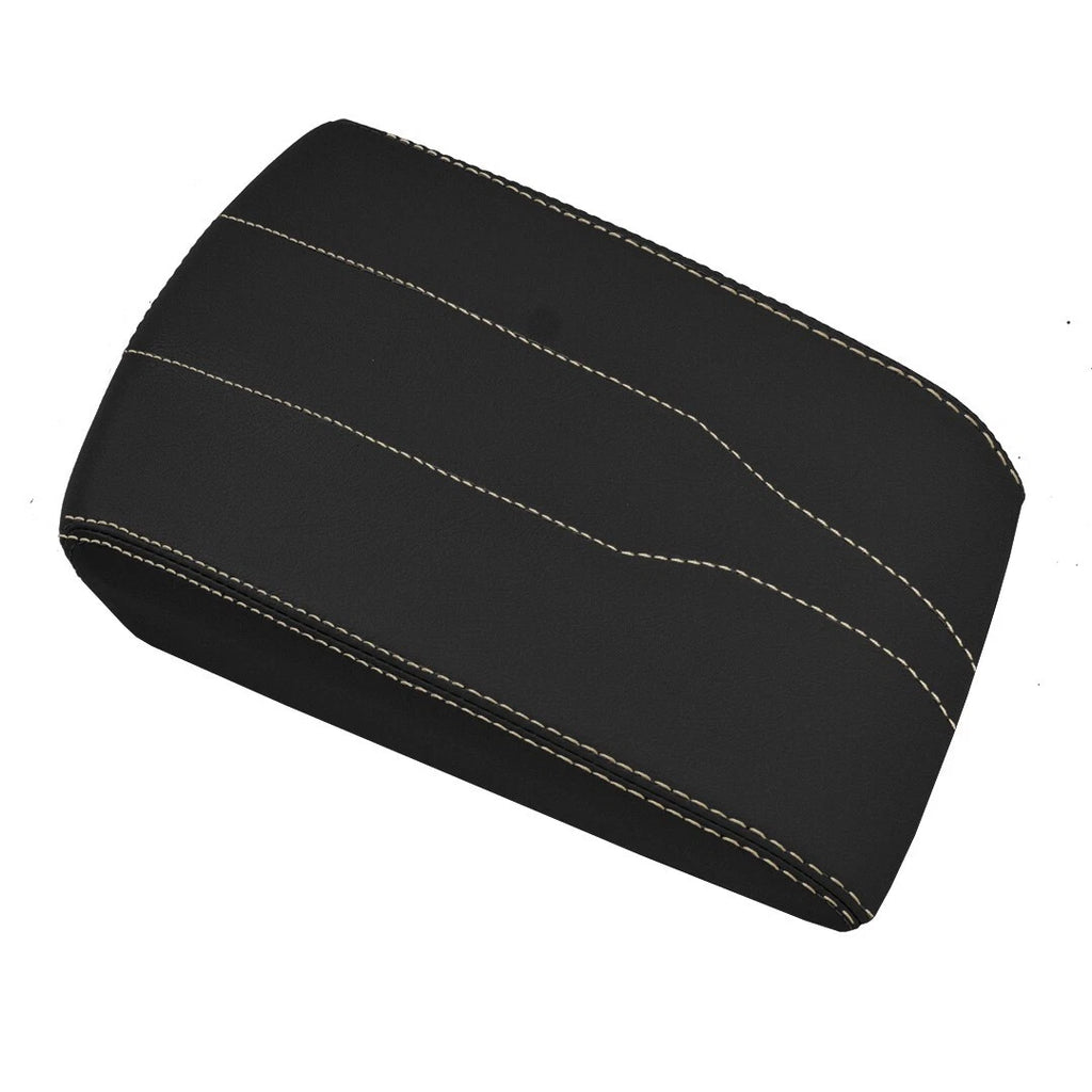 Console Armrest Cover for Chevrolet Traverse (2018–2020) Beige Stitch