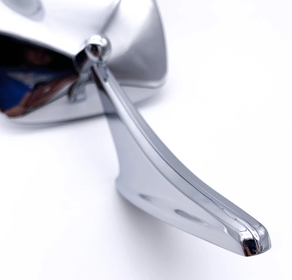 Outside Door Mirror with Ribbed Base for 1970–1972 Chevrolet Chevelle