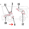 Belt H140404 for John Deere 9400 9410 9500 9500Sh 9501 9600
