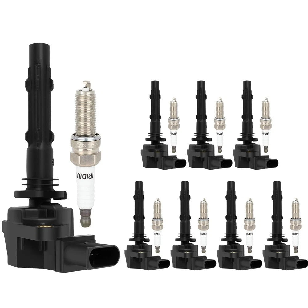 Set of 8 Ignition Coils & Spark Plugs for Mercedes-Benz GL450 (2007-2012)