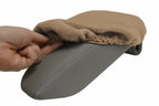Fleece Console Lid Armrest Cover for Ford Ranger (2019–2020) Beige