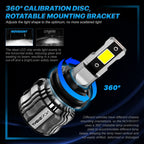 H11 LED Headlight Bulbs 15000LM 6500K White (Set of 2)