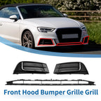 Front Lower Bumper Grille for Audi A3 A3PA (2017–2020) Set of 1
