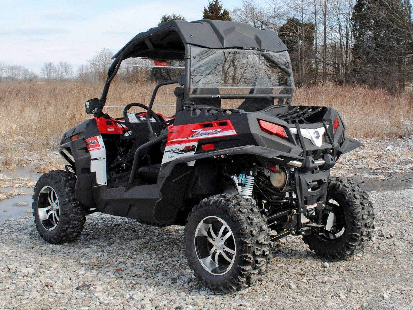 Clear Polycarbonate Rear Windshield for CFMOTO ZForce 800EX (2014–2022)