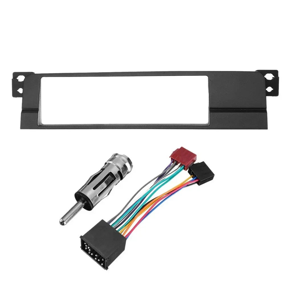 1 Din Radio Fascia Adaptor Panel with Wiring Harness for BMW E46 (1998���2005)