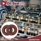 2X Oil Seal Rotary Shaft Seal FKM Rubber 22x45x7mm for Various Models
