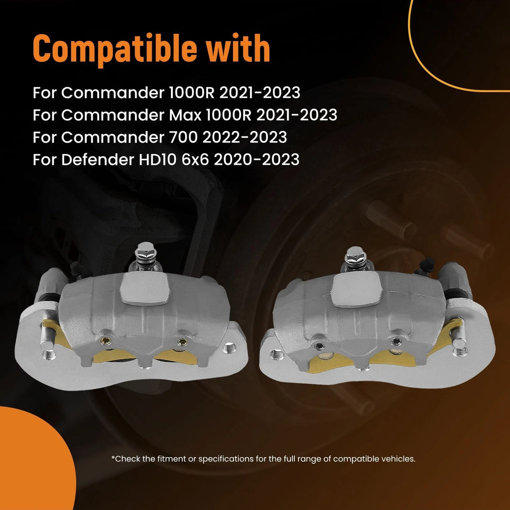 2X Rear Brake Caliper for Can-Am Commander Defender Maverick Traxter (2017–2023)