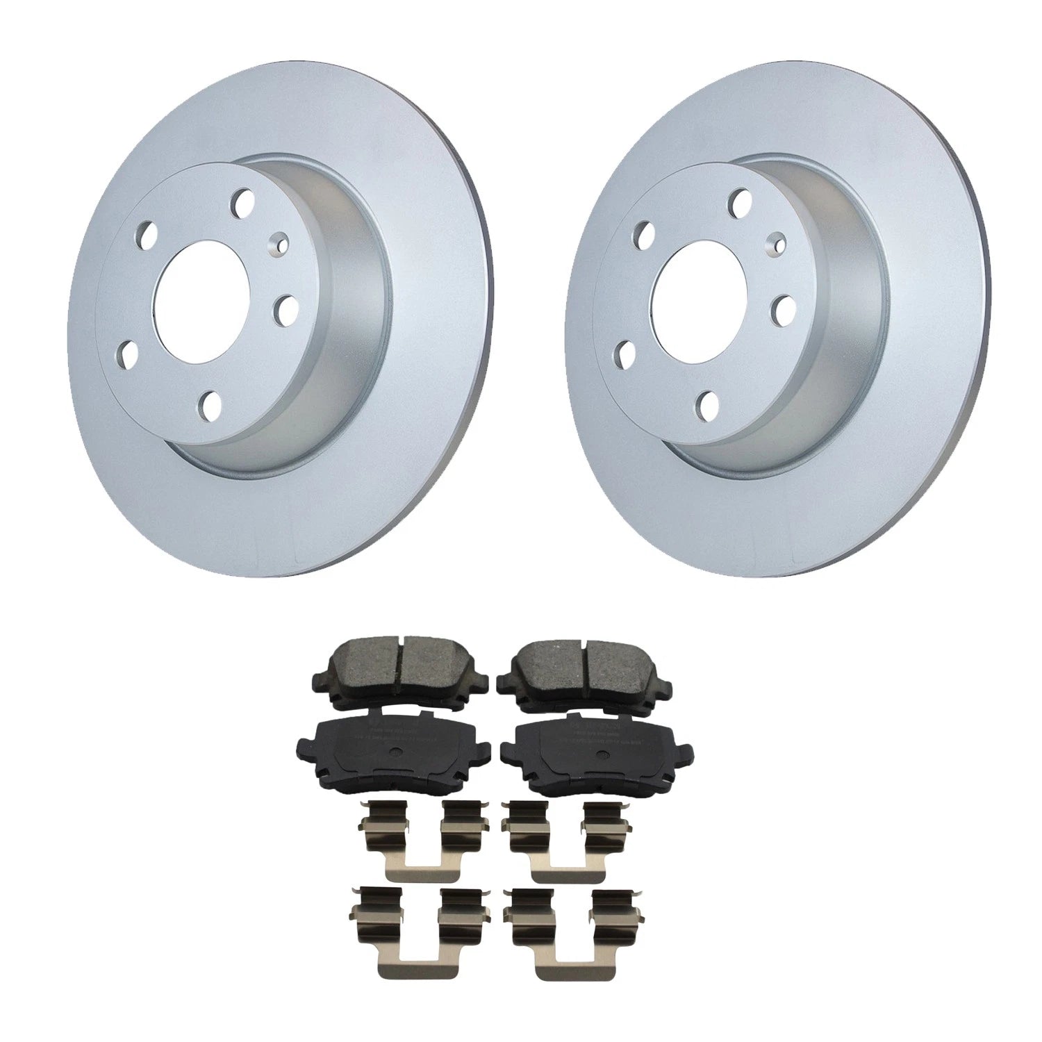 Disc Brake Pad Kit & Rear Solid Rotor for Audi TT Quattro (2000–2006)