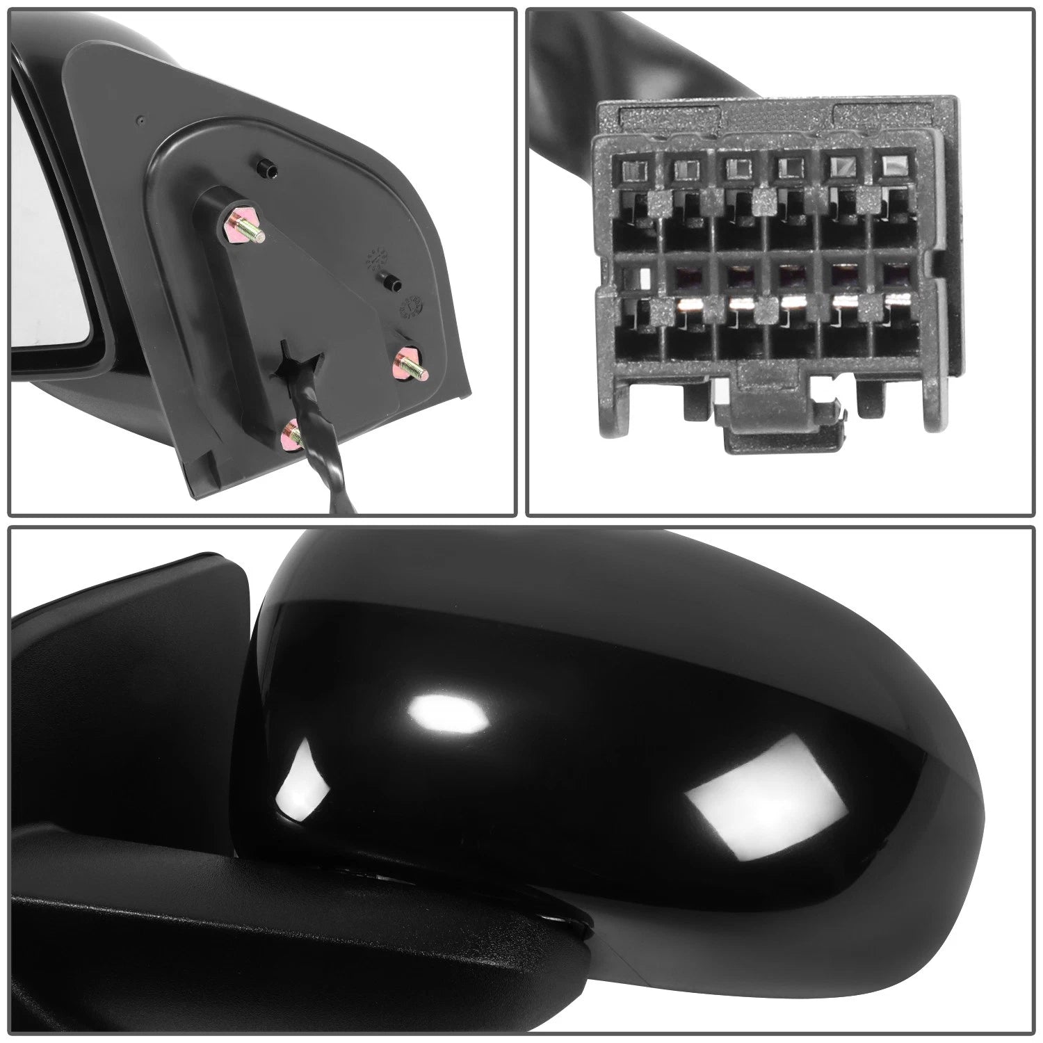 Passenger Side Mirror Glass Lens for Toyota Avalon (2019–2022) w/Memory