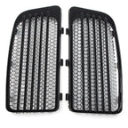 Black Lower Fairing Radiator Screen Guard Grills for Harley Touring (14-20)