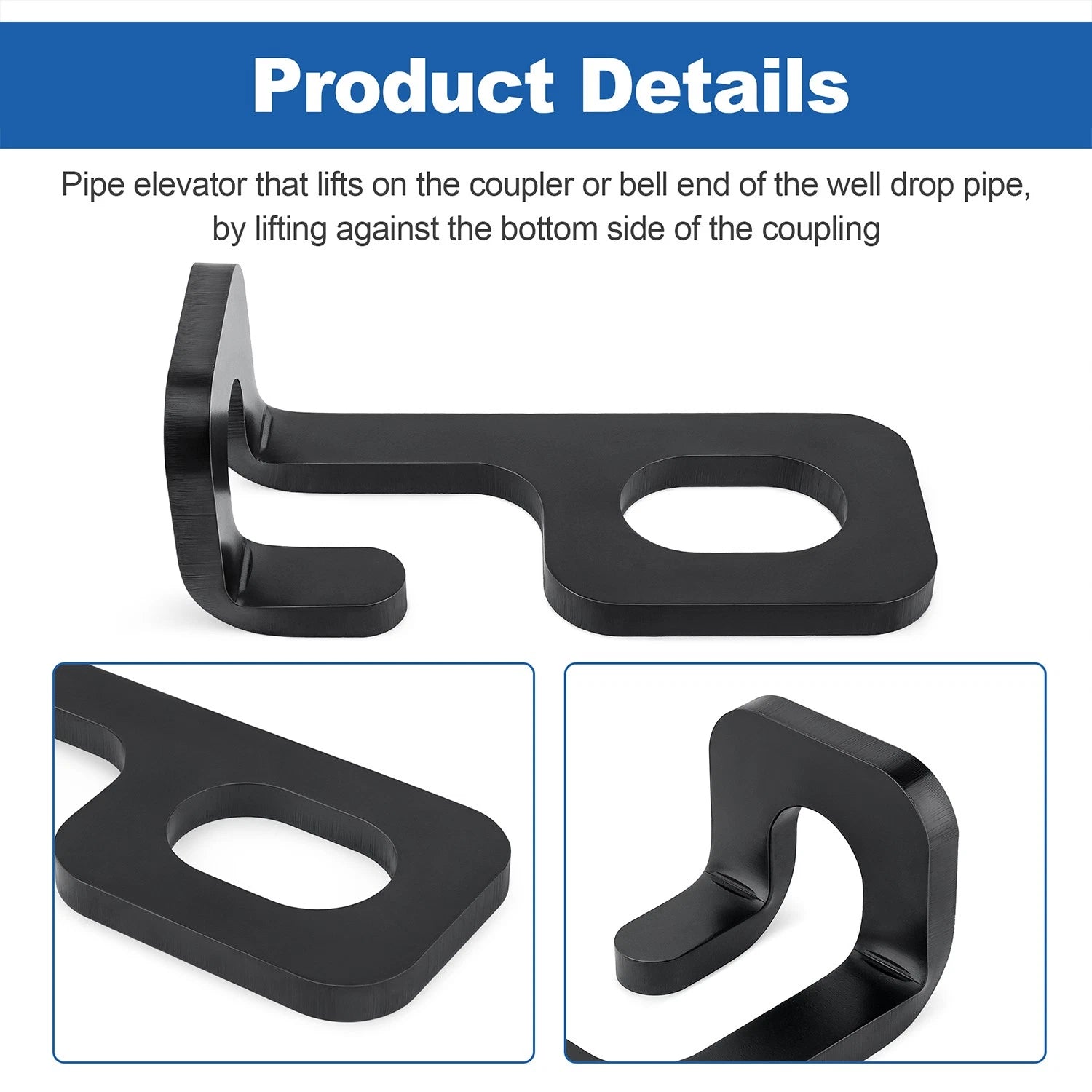 1-1/4" Well Pump Heavy Duty Pipe Elevator Drop Pipe Puller for