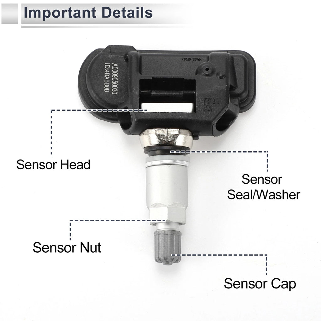 Tire Pressure Sensor A0009050030 for Mercedes-Benz C350 (2007–2015) 433MHz