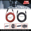 1 Pair 30ft Solar Panel Extension Cable for Universal Use