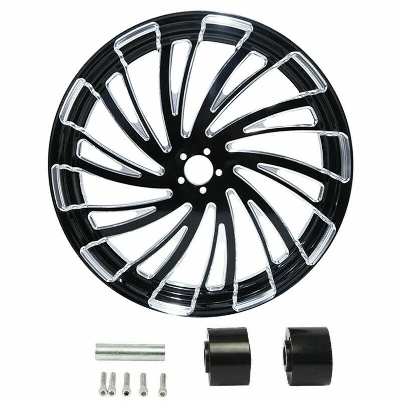 Set of 2 Wheels for Harley Electra Glide (2009–2025) - 21" Front, 18" Rear