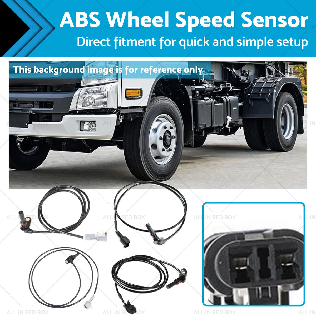 4X ABS Wheel Speed Sensor for Mitsubishi Fuso Canter