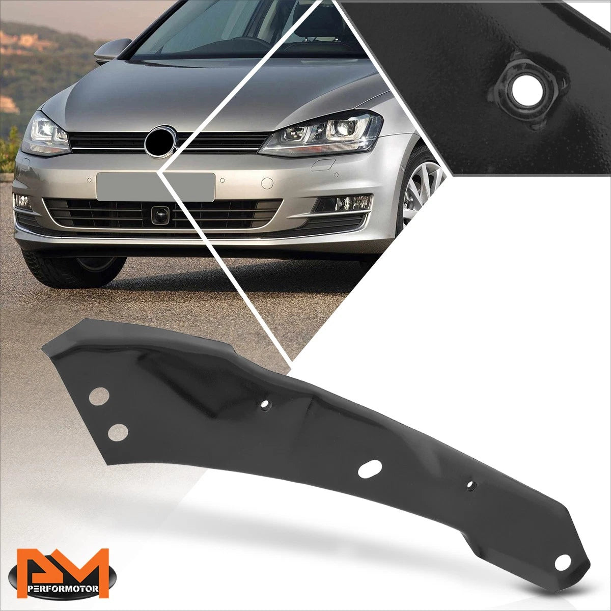 Front Right Bumper Cover Support Bracket for Volkswagen Golf GTI Jetta (2010–2014)