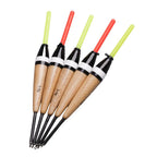 5 Pack Balsa Wood Fishing Floats 2g 3g 4g Multi Color Long Cast