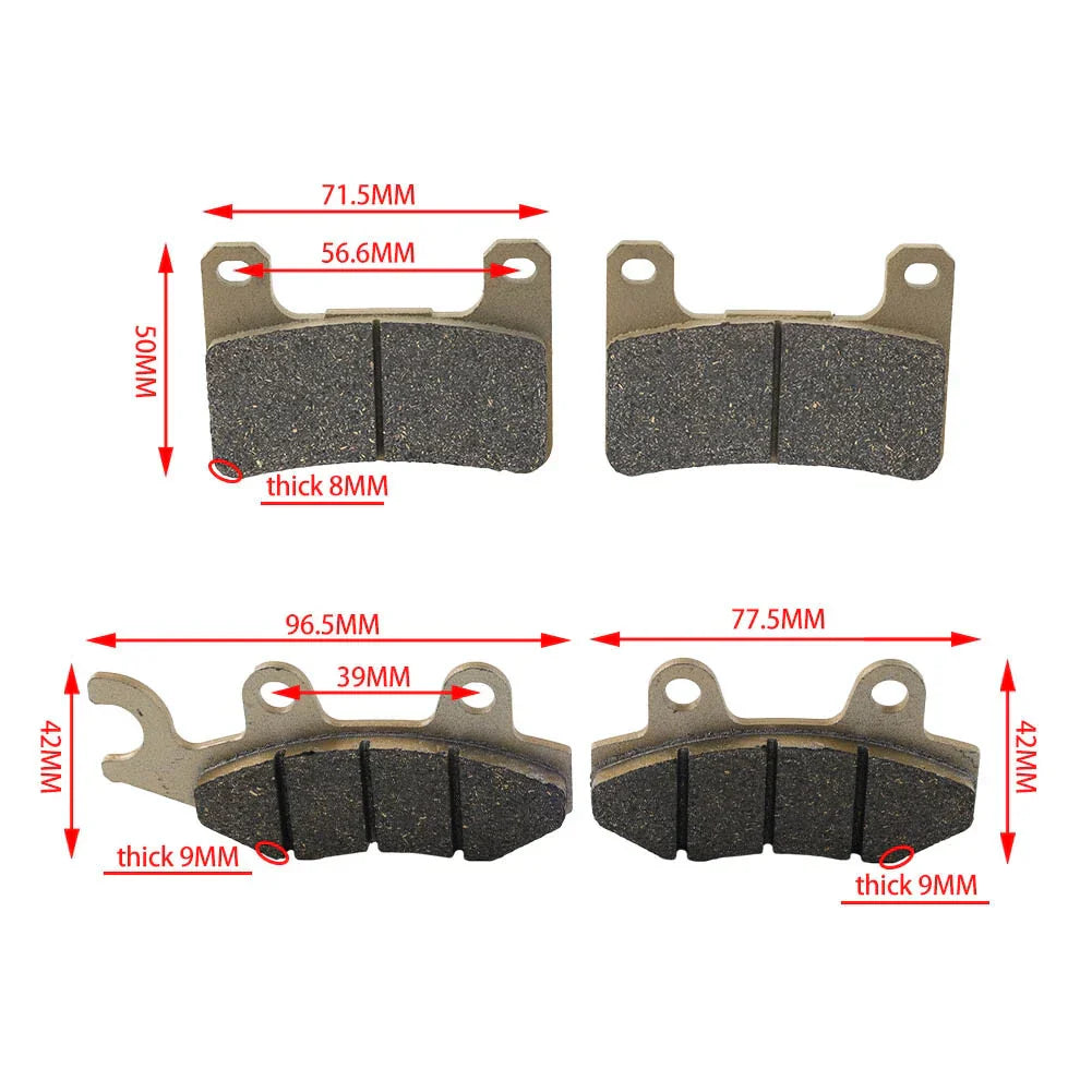 Brake Pads for KAWASAKI Ninja 1000 H2 SX (2018-2020)