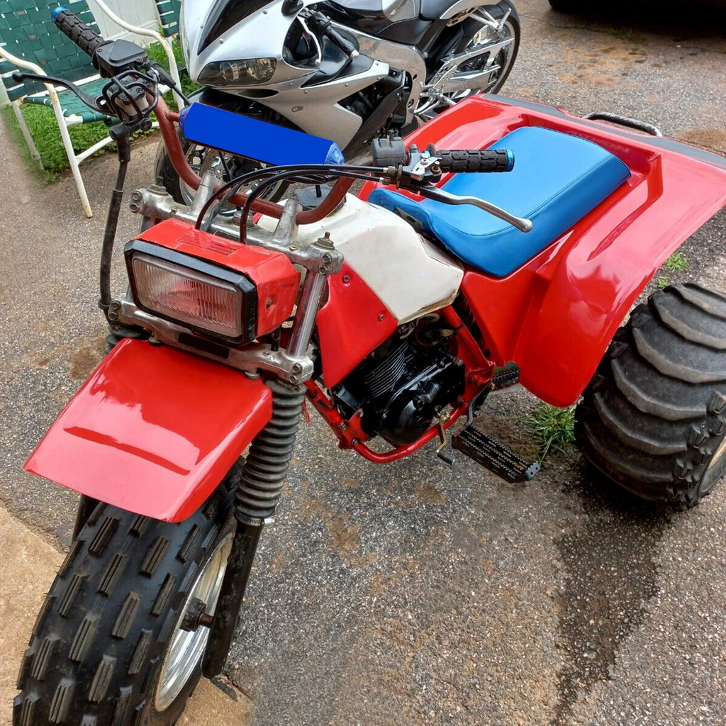 Front + Rear Fenders for Honda ATC 200X (1983–1985) - Red ABS Plastic