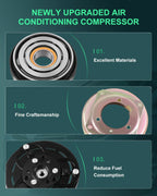 A/C Compressor Clutch Kit for Subaru Forester (2003–2007), Baja (2004–2006), Legacy (2003–2004)