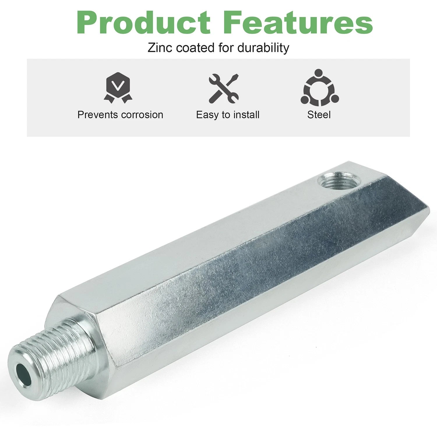 Oil Sending Unit Extension Dual Port for Ford Mustang Bronco (1965–1973)