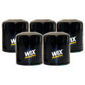Set of 5 Wix 51042 Engine Oil Filters for (Spin-On)