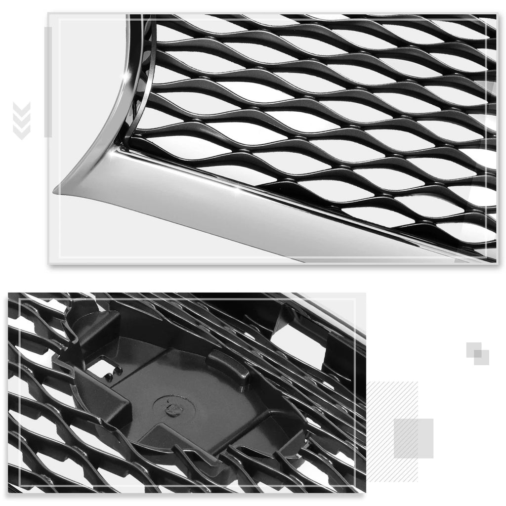 Diamond Mesh Grille with Badge Slot for Infiniti Q50 (2014–2017)