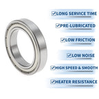 Deep Groove Ball Bearing 6909ZZ for Scooter Skateboard Wheel (P2 45x68x12mm)