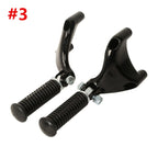 Black Passenger Foot Peg Mount for Harley Sportster XL883 XL1200 (2004–2013)
