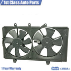 Dual Radiator and Condenser Fan Assembly for Chrysler Dodge
