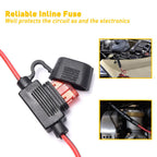 USB Charger Kit for Motorcycle (Waterproof, Inline Fuse)