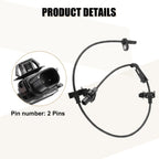 2X ABS Wheel Speed Sensor 57455-SNA-003 for Honda Civic 