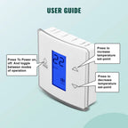 Single Zone Digital Wall Thermostat for Dometic RV Camper