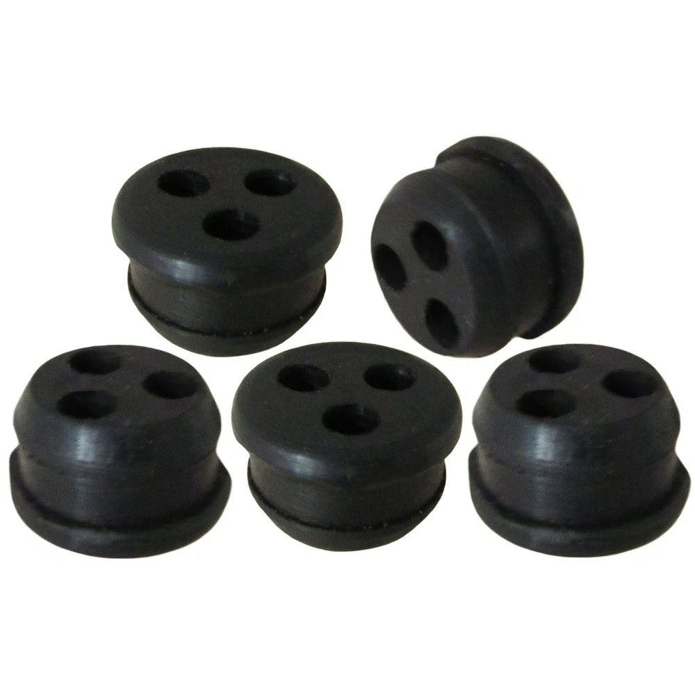 5X 3-Hole Fuel Line Grommets for Echo (Fits 13211546730, V137000030)
