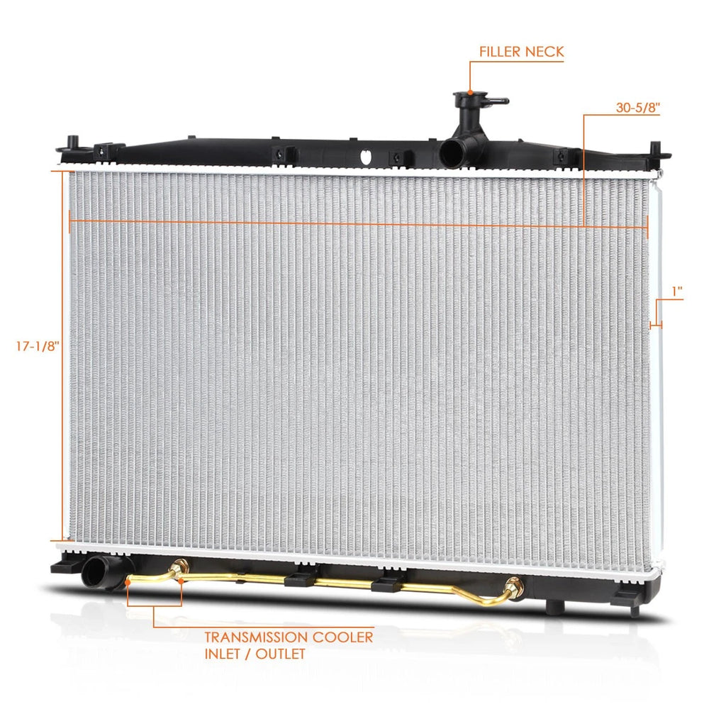 Aluminum Core Cooling Radiator for Hyundai Santa Fe (2007–2009) DPI-2897