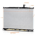 Aluminum Core Cooling Radiator for Hyundai Santa Fe (2007–2009) DPI-2897