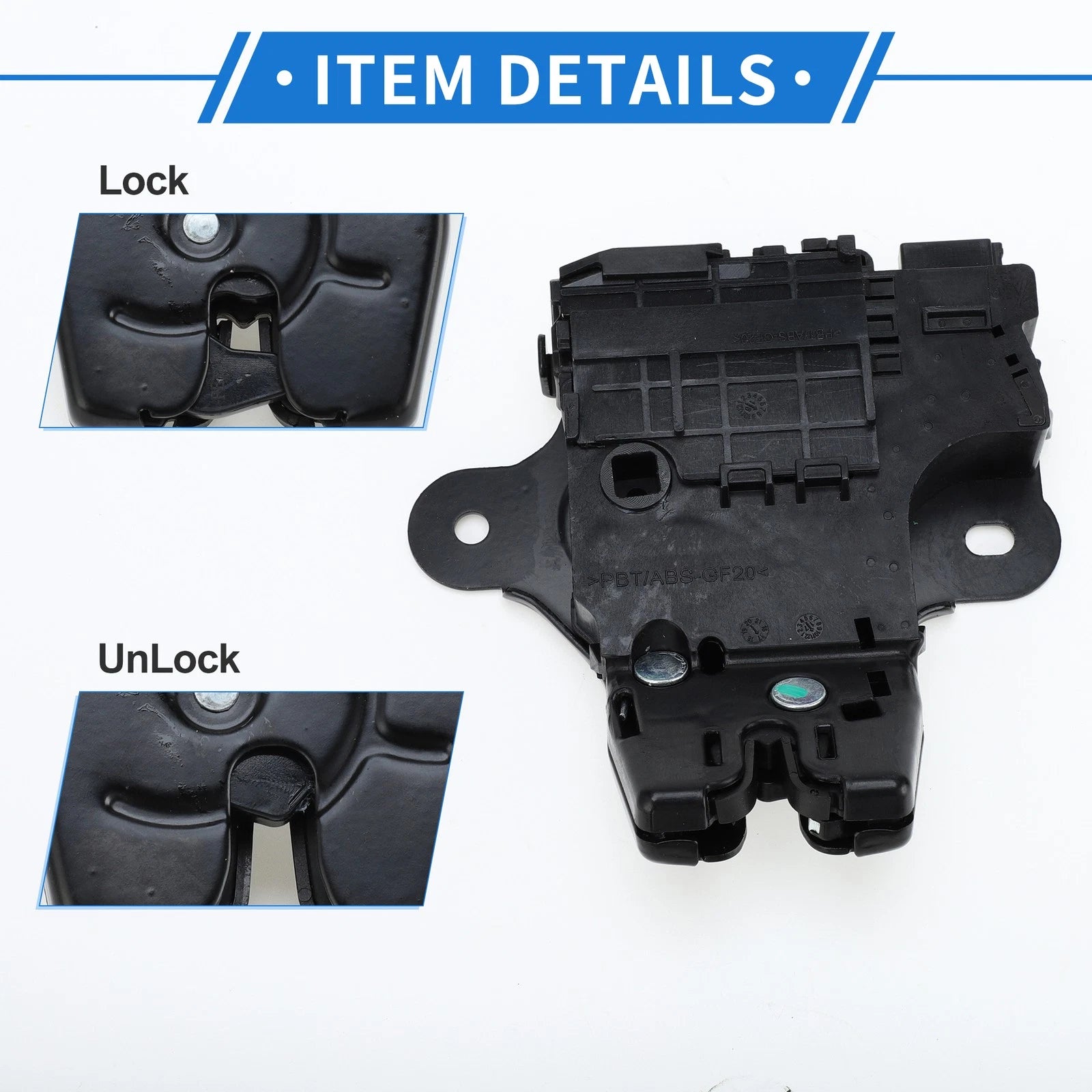 Rear Liftgate Door Lock Actuator for Chevrolet Sonic (2012–2017) No.13501988