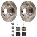 2X Brake Disc and Pad Kit for Mercedes C230