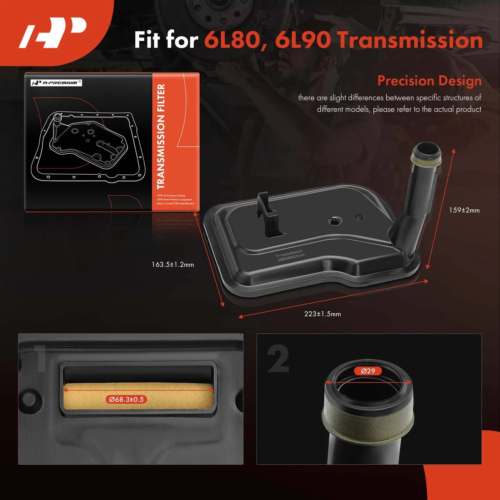 Automatic Transmission Filter for Chevrolet Silverado 3500 HD (2008-2019)