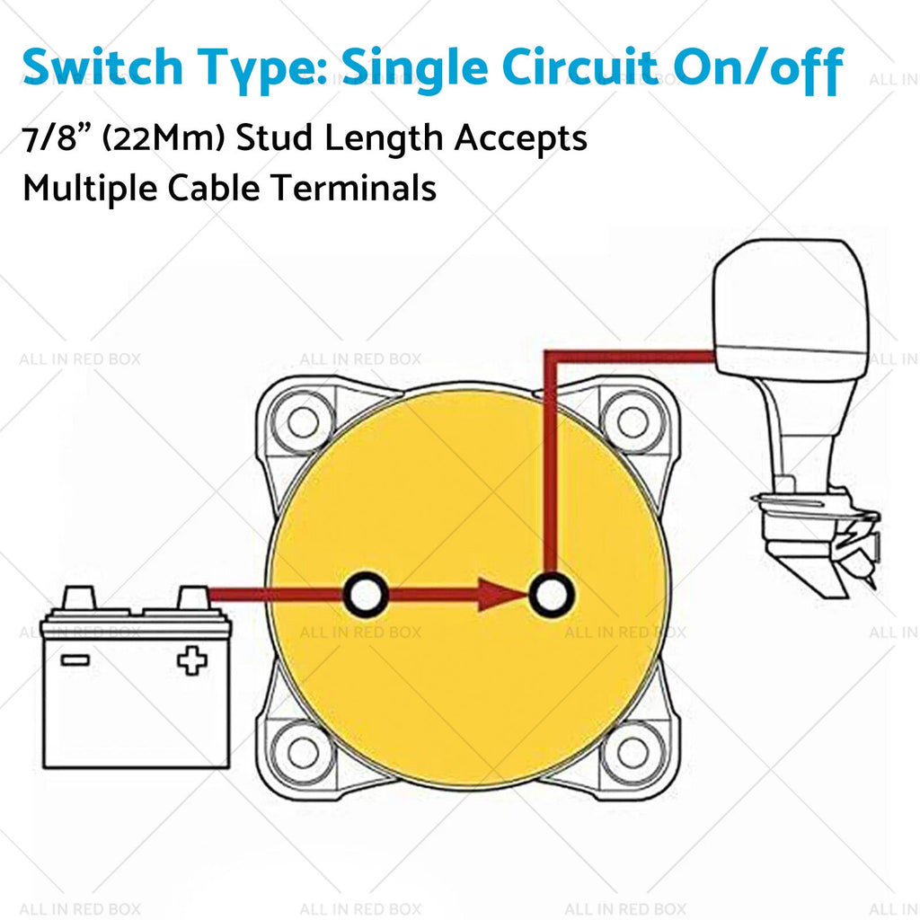 Master Switch for Blue Sea 6006 M-Series Battery (6006)