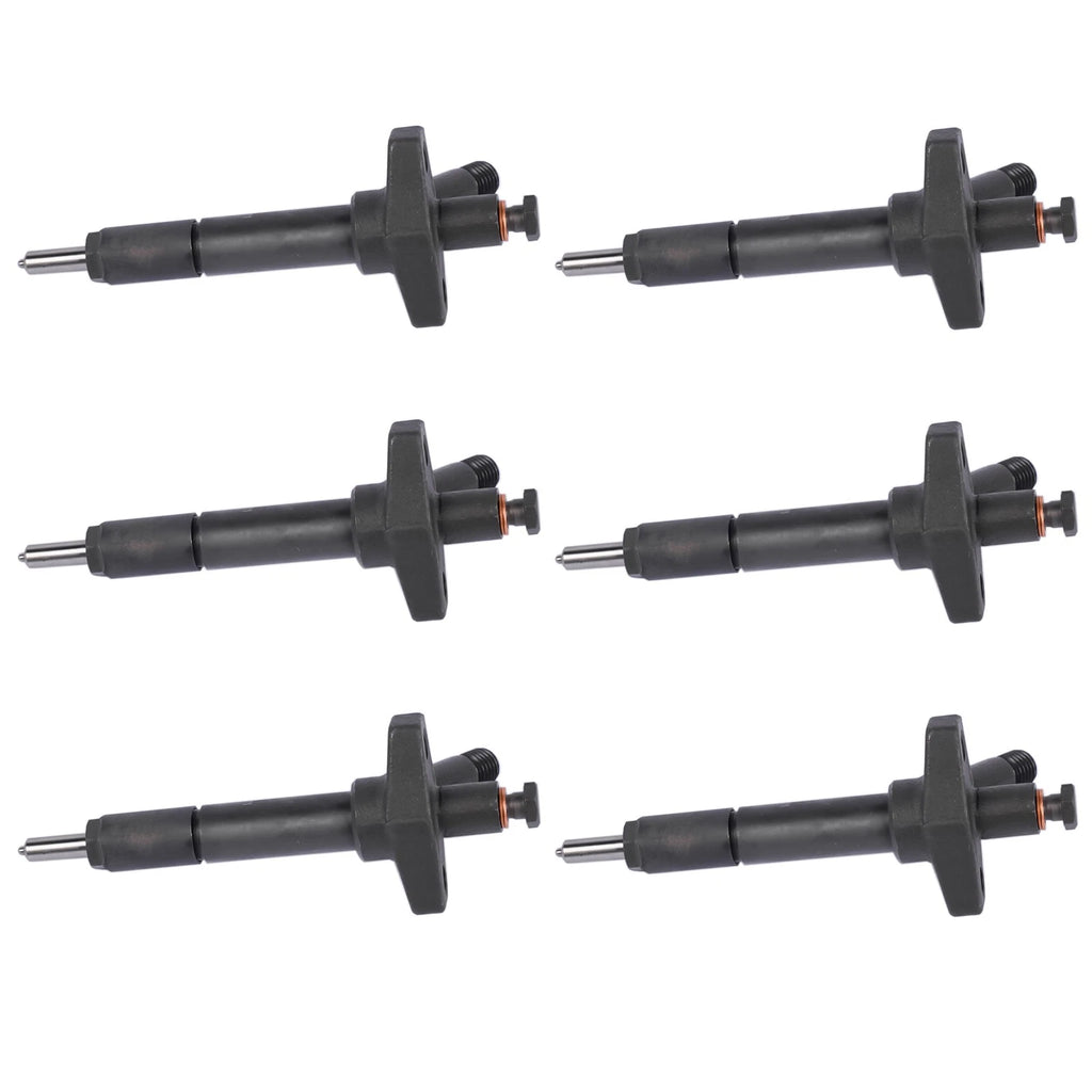 Set of 6 Fuel Injectors for Toyota Forklift (8F, 7F, 13Z, 2Z)