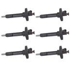 Set of 6 Fuel Injectors for Toyota Forklift (8F, 7F, 13Z, 2Z)