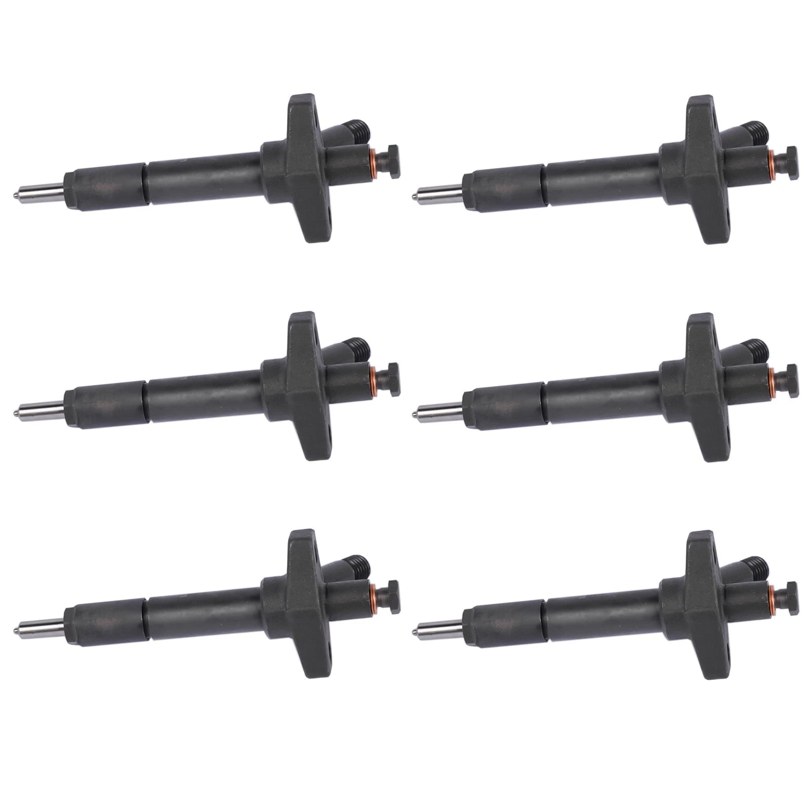Set of 6 Fuel Injectors for Toyota Forklift (8F, 7F, 13Z, 2Z)
