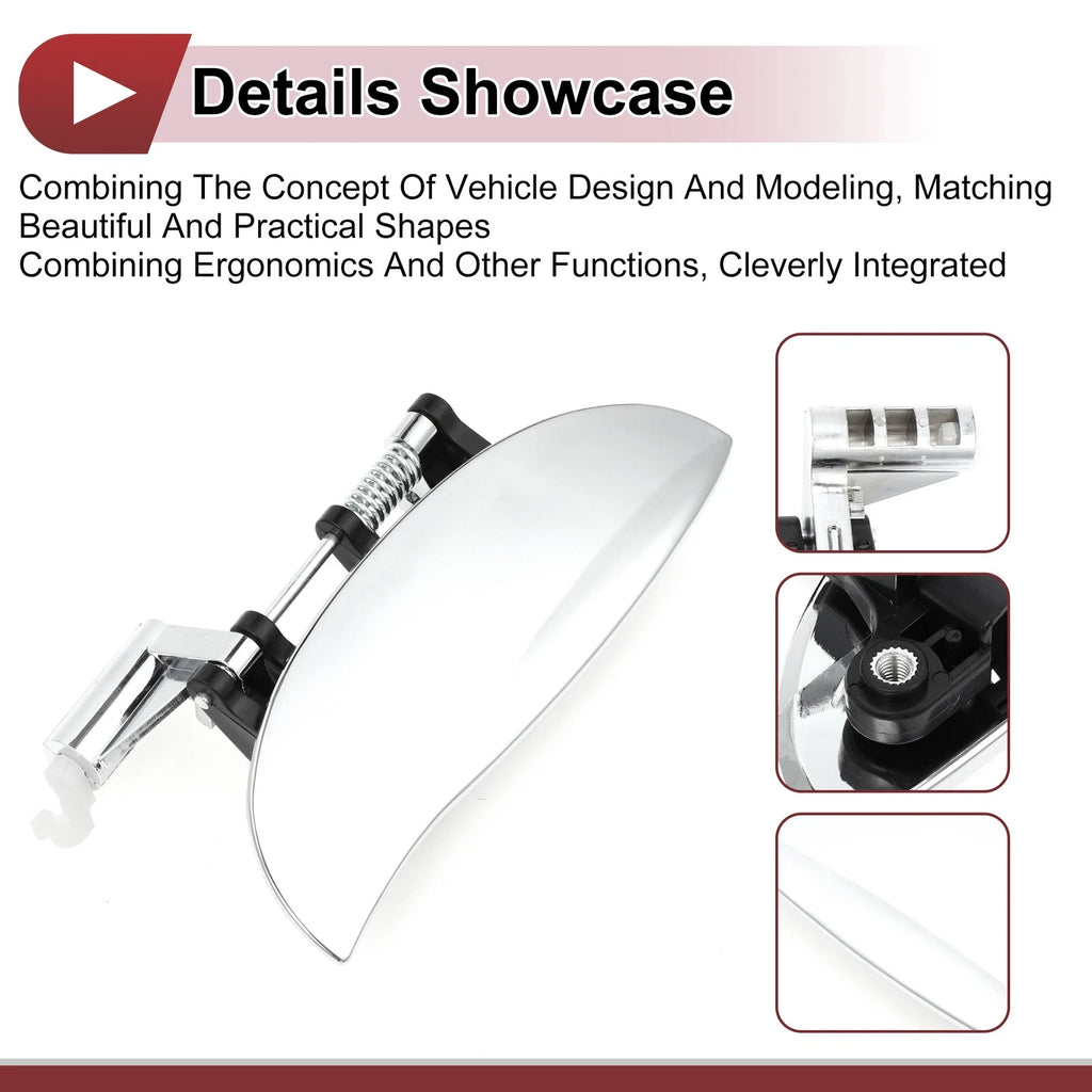 Exterior Door Handle for Hyundai Atos (No. 8265002000) Front Right Silver Tone