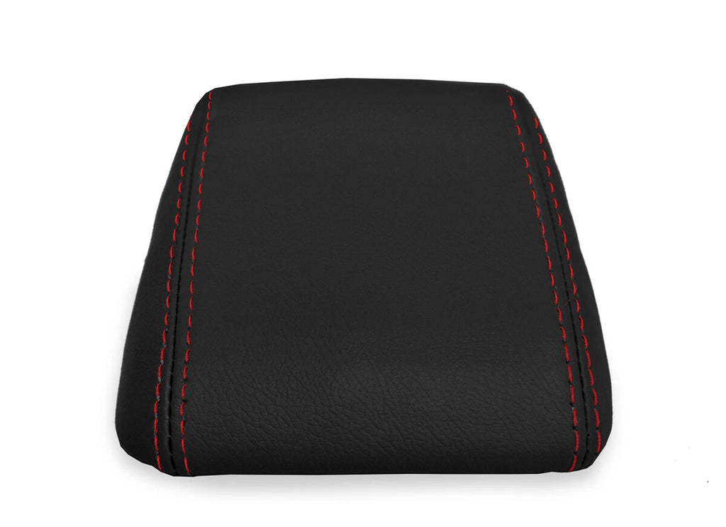 Center Console Lid Armrest Cover for Scion TC (2005–2010) Red Stitch
