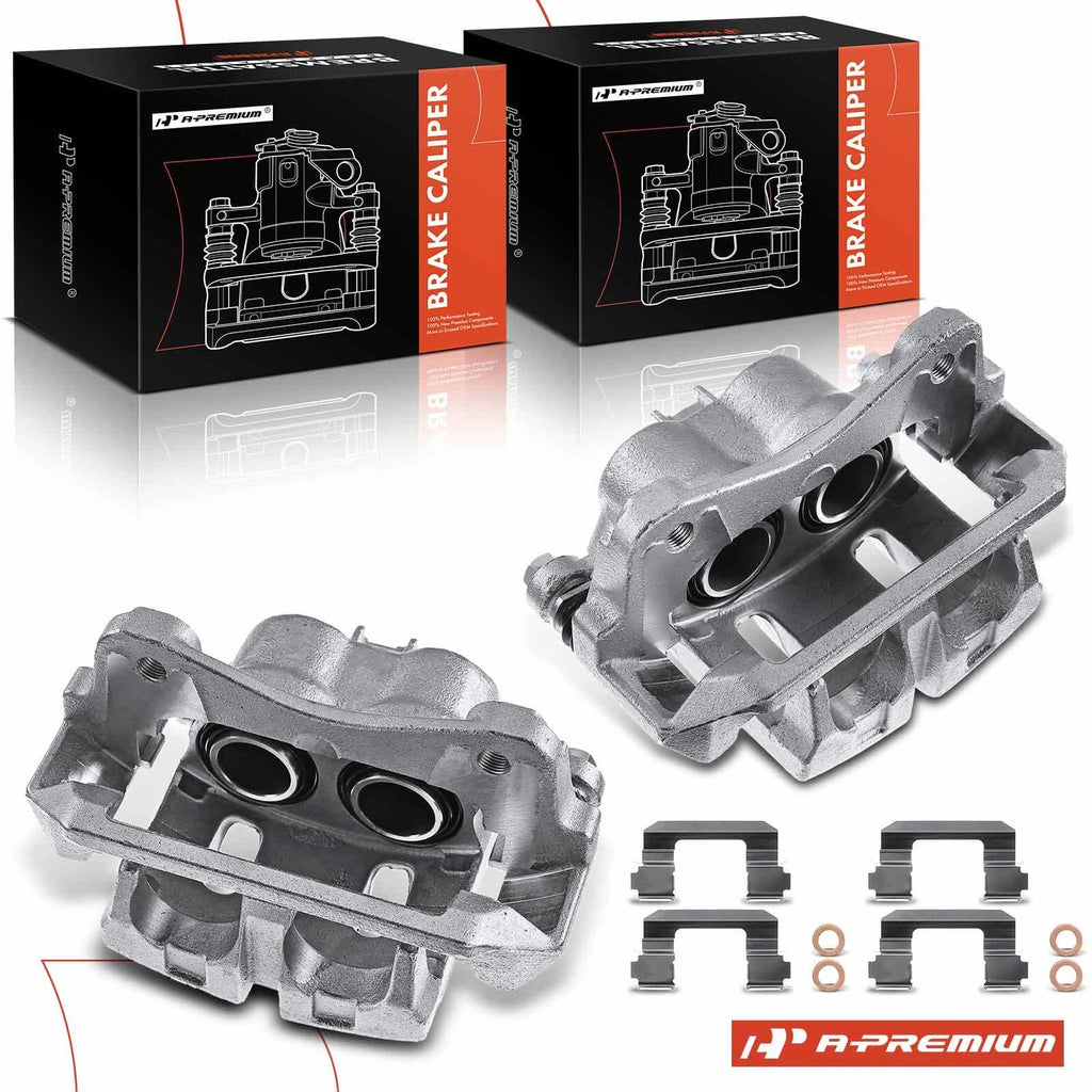 Pair Front Brake Calipers for Honda Ridgeline Acura TLX (2016–2023)