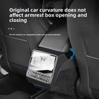 Rear Air Vent Cover for Model Y3 with Tempered Glass Screen Protector