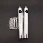 Chrome Motorcycle Risers for 1" Handlebars (8" Rise)
